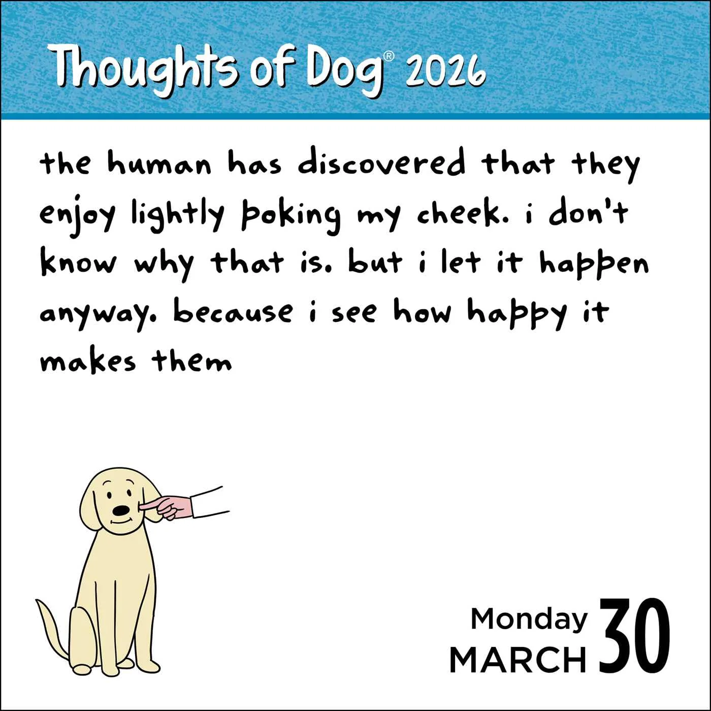 Thoughts of Dog 2026 Day-to-Day Calendar - Image 3