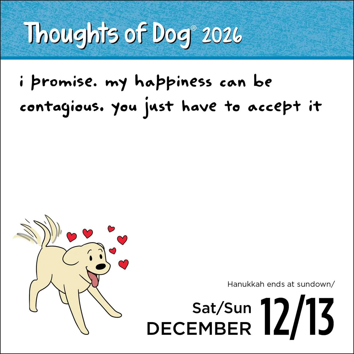 Thoughts of Dog 2026 Day-to-Day Calendar - Image 4