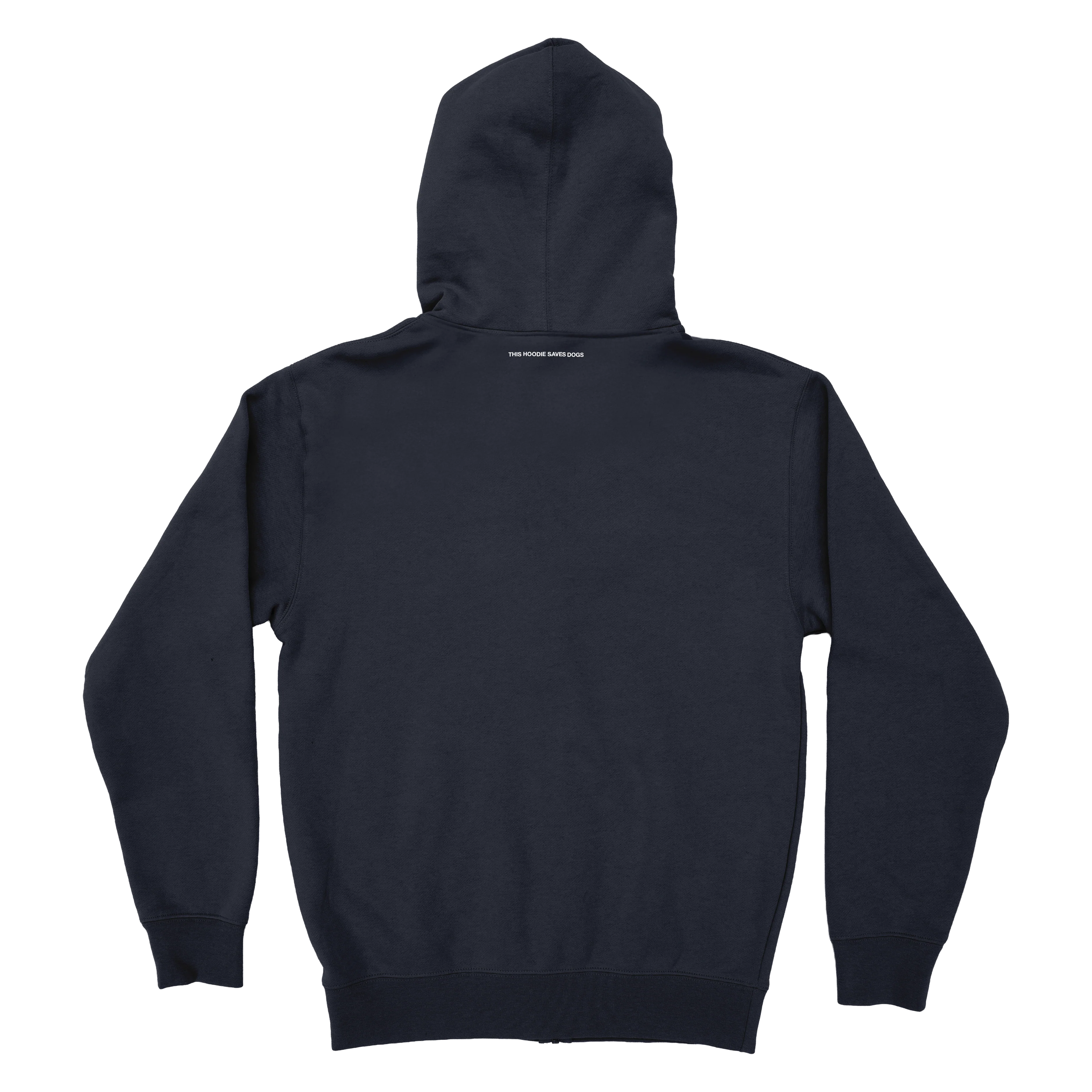 Zip Hoodie - Navy - Image 3